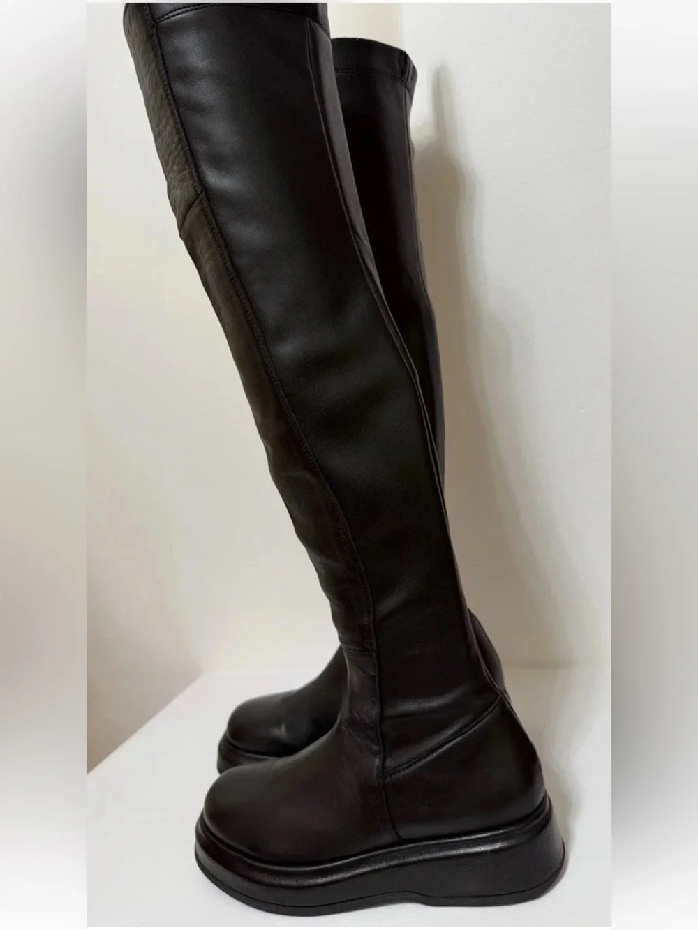 40 US 9.5 Italy 🇮🇹 Leonardo Principi Women Ovine Leather Blend Knee High Boot